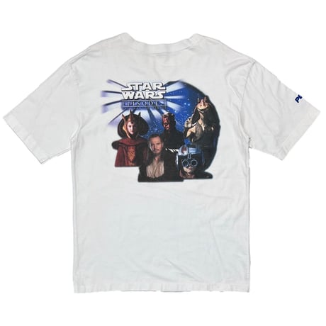 STAR WARS × PEPSI EP1 THE PHANTOM MENACE MOVIE PROMO WHITE FITS LARGE 2860