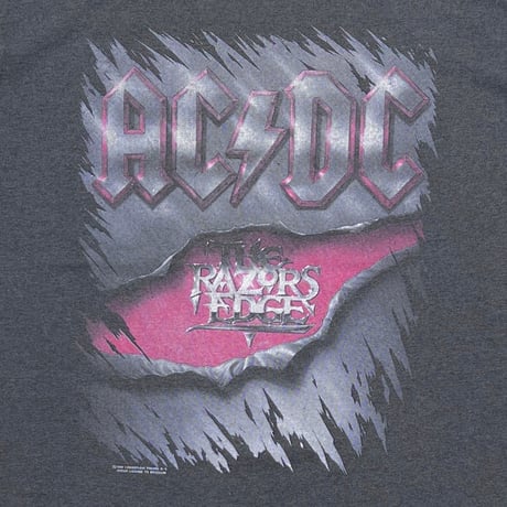 AC/DC THE RAZORS EDGE 1990 ONEITA XL 6395