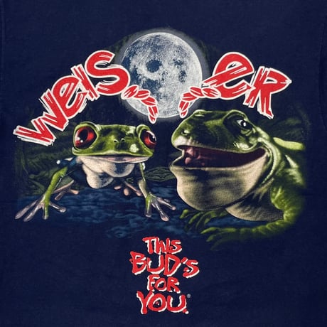 Budweiser FROGS THIS BUD'S FOR YOU NAVY CHANGES XL 9874