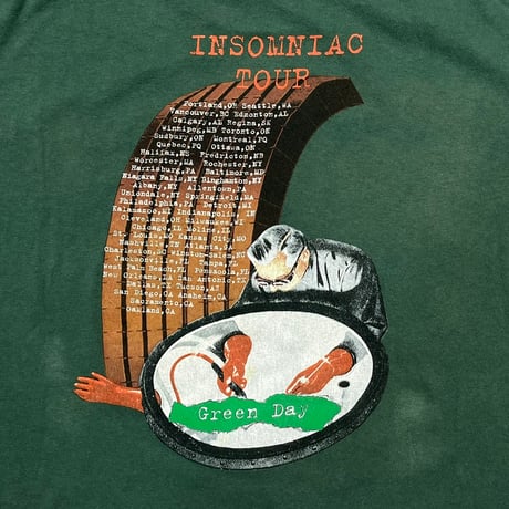 GREEN DAY INSOMANIAC GREEN WILD OATS XL 2863