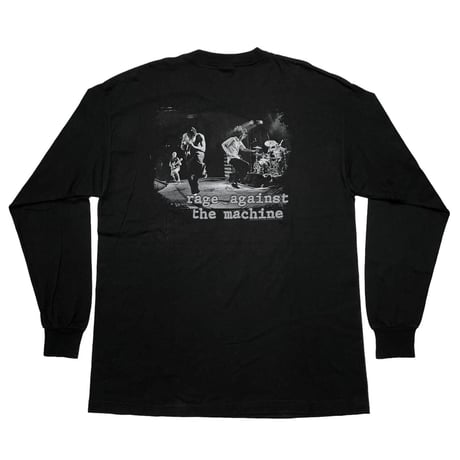 RAGE AGAINST THE MACHINE 1998 R LOGO LS TEE BLACK GIANT XL 3207