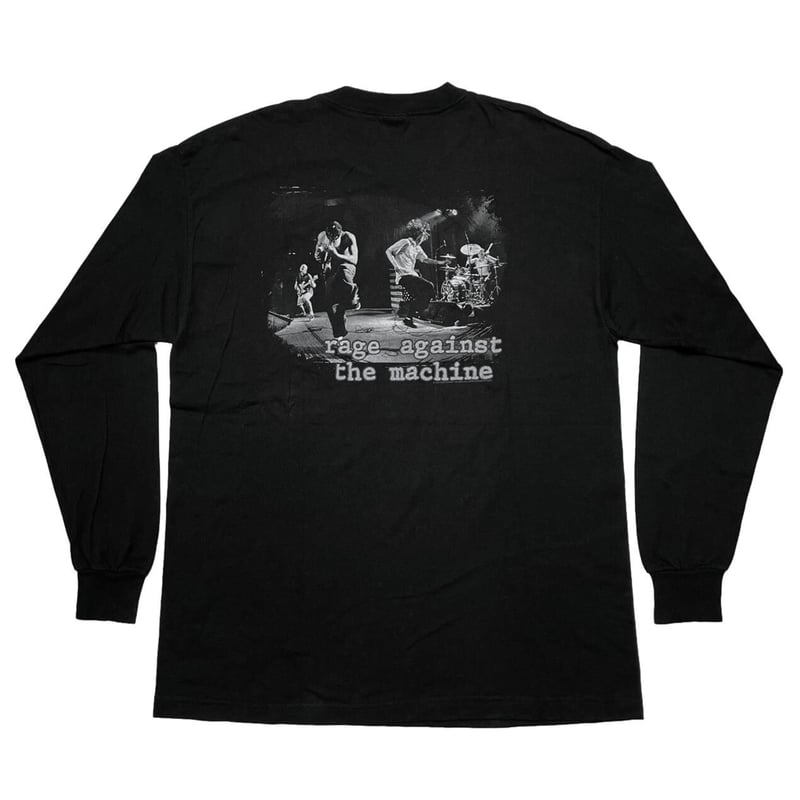 RAGE AGAINST THE MACHINE 1998 R LOGO LS TEE BLA
