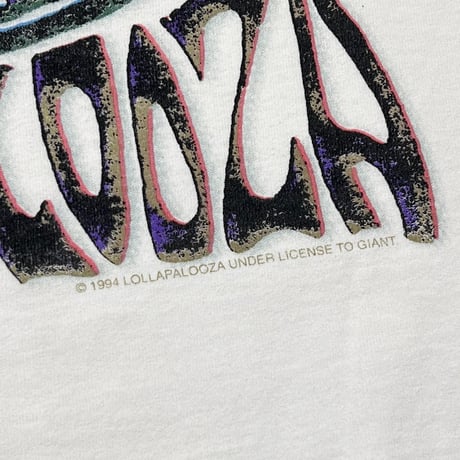 LOLLAPALOOZA 1994 WHITE SOF TEE XL 6425