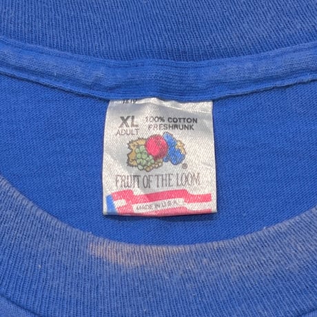 SONIC YOUTH WASHING MACHINE BACK RED TEXT BLUE FRUIT OF THE LOOM XL 8624
