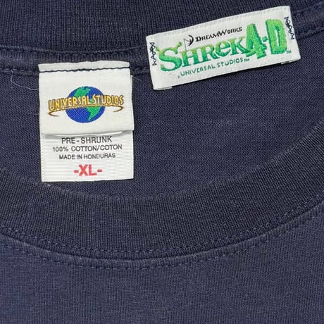 SHREK UNIVERSAL STUDIOS SHREK 4-D NAVY XL 9316