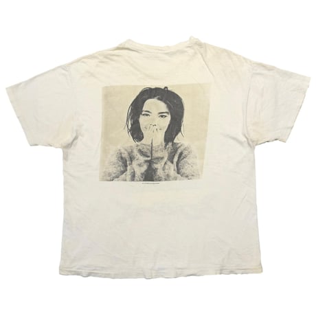 bjork 1993 DOUBLESIDE PORTRAIT PHOTOGRAPH BEIGE FITS XL 8375