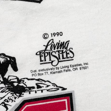 LORD'S GYM HIS PAIN YOUR GAIN THE SIN OF THE WORLD WHITE DELTA LARGE 9351