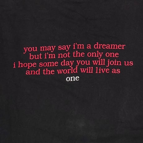 JOHN LENNON IMAGINE you may say i'm a dreamer... one FITS XL 5260