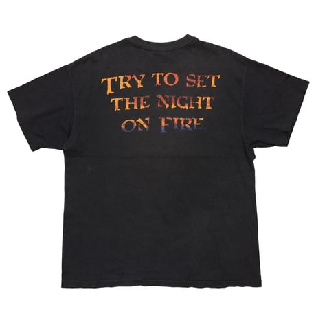 THE DOORS JIM MORRISON TRY TO SET THE NIGHT ON FIRE HANES XL 9040