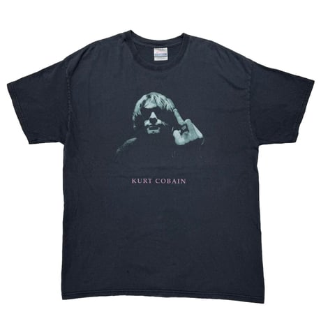 NIRVANA KURT COBAIN FUCK YOU PINK TEXT HANES XL 8911