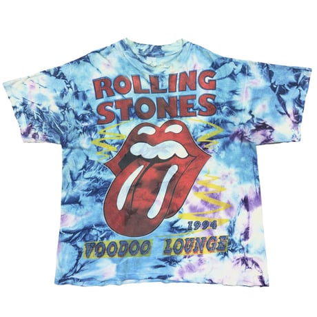 THE ROLLING STONES VOODOO LOUNGE BACK SPIKE TONGUE TIE DYE FITS XL 6129
