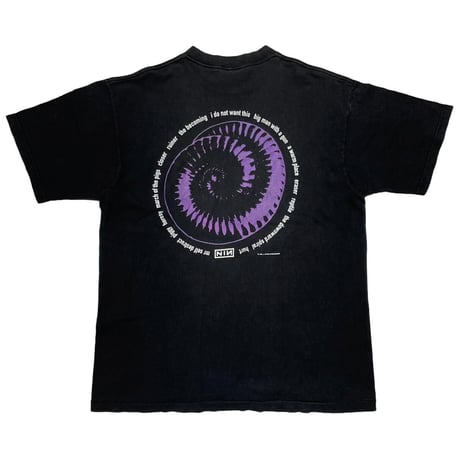 NINE INCH NAILS 1994 BOX LOGO AMMONITE ALL SPORT XL 1585