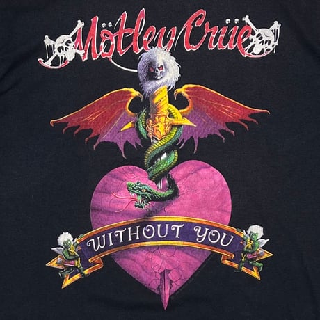 Motley Crue 80s WITHOUT YOU FITS LARGE 4025