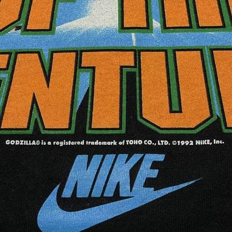 OLD NIKE BARKLEY VS GODZILLA SILVER TAG XL 2268