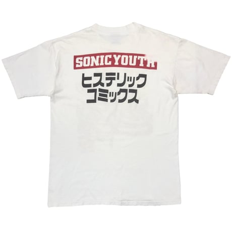 SONIC YOUTH 無敵戦隊 ソニックユース ヒステリック コミックス 1992 WHITE BROCKUM XL 1463