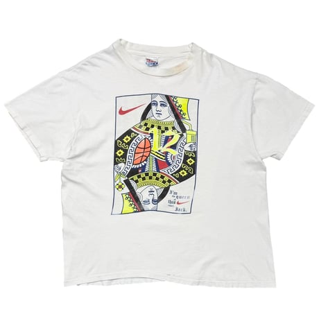 NIKE I'M THE QUEEN OF THIS COURT BASKET BALL BOOTLEG WHITE HANES XL 8523