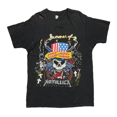 GUNS N' ROSES METALLICA FAITH NO MORE BOOTLEG SCREEN STARS XL 5599