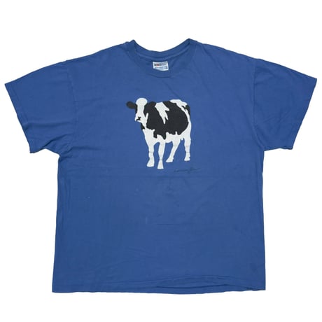 BEN & JERRY 1983 Woody Jackson BEN & JERRY COW BLUE Hanes XL 4031