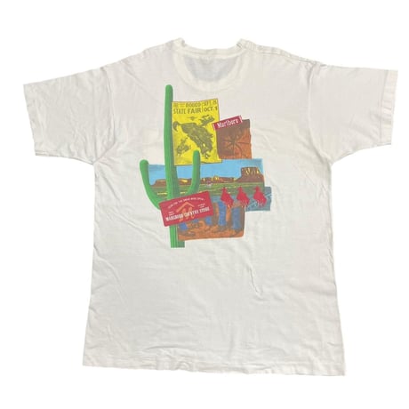 Marlboro CACTUS RODEO COUNTRY STORE POCKET TEE WHITE XL 1
