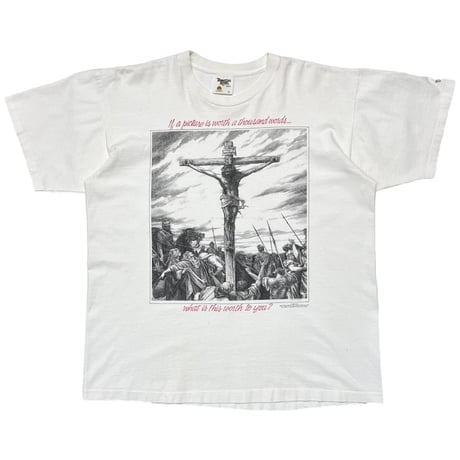 OLD & VINTAGE JESUS 1993 WHAT WORTH IS THIS TO YOU ? WHITE TENNESSEE RIVER XL 2998
