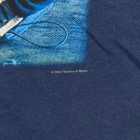 NIRVANA KURT COBAIN THE END OF MUSIC NAVY FITS MEDIUM 3839