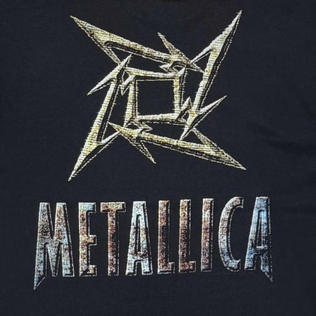 METALLICA RELOAD LOGO LS BLACK SCREEN STARS LARGE 9470