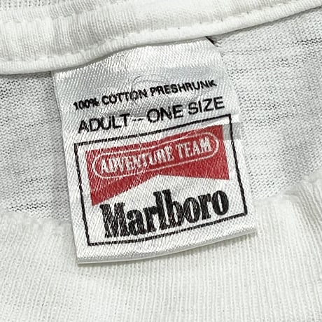Marlboro LIZARD ADVENTURE TEAM MAP POCKET TEE WHITE XL 2