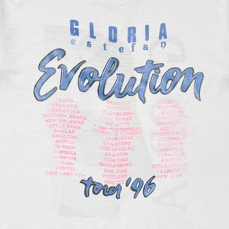 GLORIA ESTEFAN EVOLUTION TOUR 199 WHITE XL 0226
