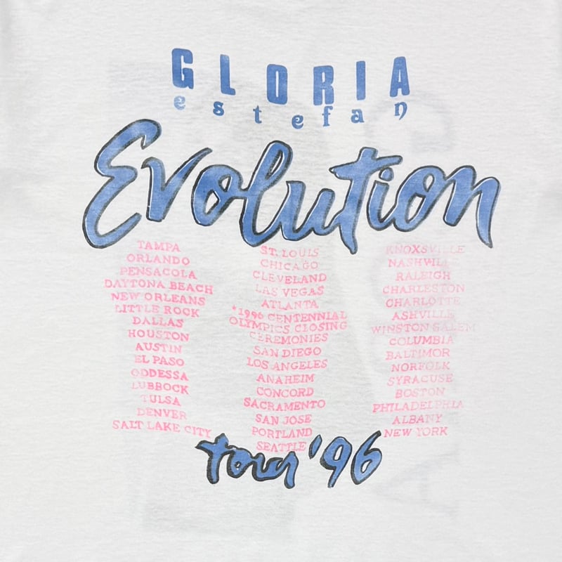 GLORIA ESTEFAN EVOLUTION TOUR 199 WHITE XL 0226