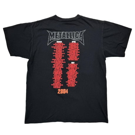 METALLICA ST ANGER TOUR 2004 FITS LARGE 8251