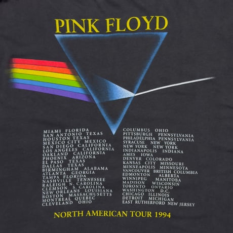 PINK FLOYD DARK SIDE OF THE MOON NORTH AMERICAN TOUR 1994 BROCKUM XL 1932