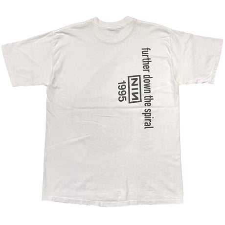 NINE INCH NAILS DOWNWARD SPIRAL WHITEALL SPORT XL 6518