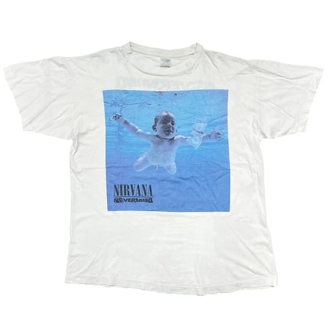 NIRVANA NEVERMIND WHITE BG TAG XL 8427
