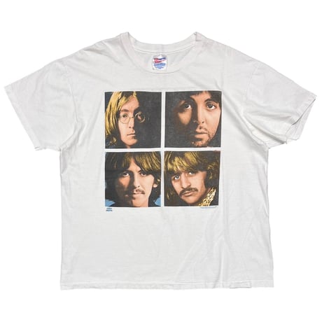 THE BEATLES 90s MEMBER WHITE HANES XL 8506