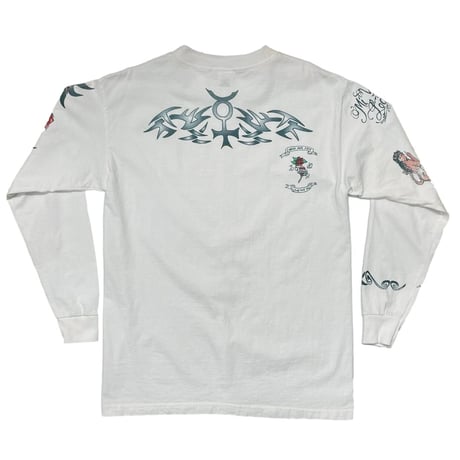 DENNIS RODMAN TATTOO LS TEE WHITE LARGE 0041