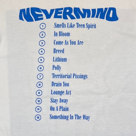 NIRVANA NEVERMIND ANVIL LARGE 6562