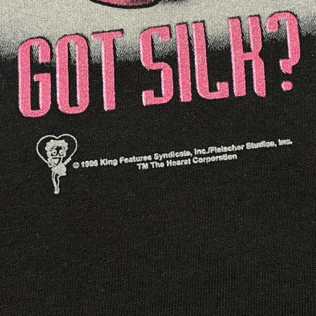 BETTY BOOP GOT SILK? TEE DELTA LARGE 8742