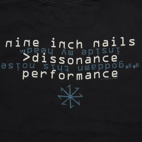NINE INCH NAILS DISSONANCE PERFORMANCE ALL SPORT LARGE 3620