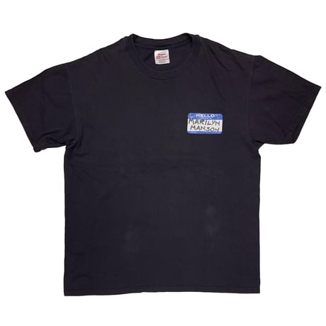 MARILYN MANSON HELLO MY NAME IS HANES LARGE 5492
