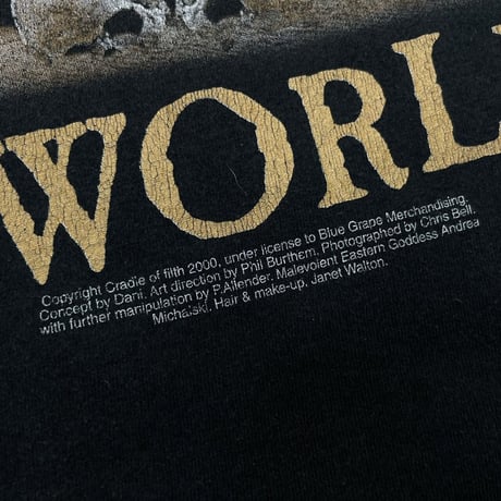CRADLE OF FILTH 2000 DESTROYER OF WORLDS SCREEN STARS XL 1972