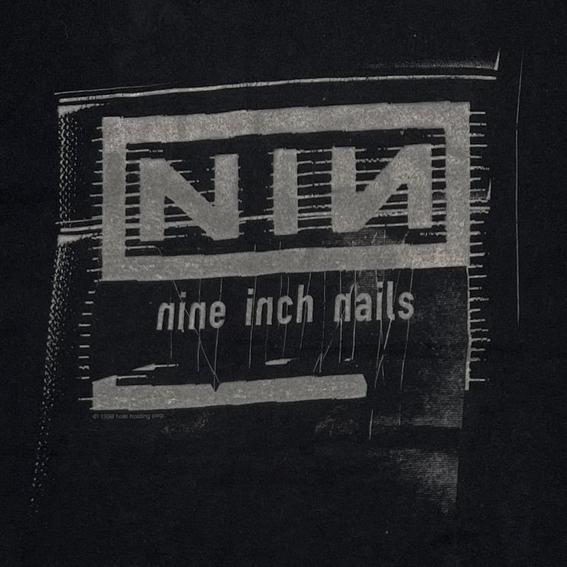 NINE INCH NAILS 1998 nothing GREY LOGO ALL SPOR