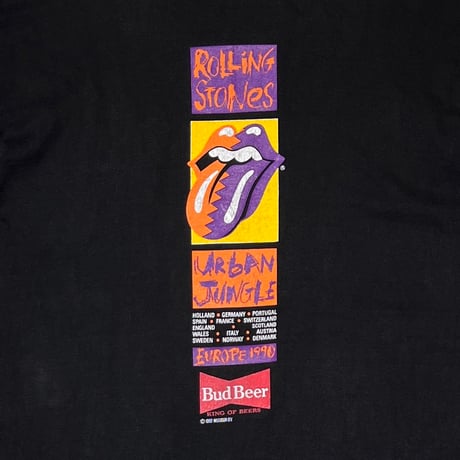 ROLLING STONES URBAN JUNGLE EUROPE 1990 BUD BEER EURO LARGE 5180