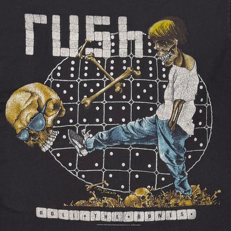 RUSH 2009 ROLL THE BONES HANES LARGE 3902