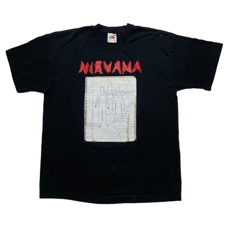 NIRVANA NOTE TEE FRUIT OF THE LOOM XL 8227
