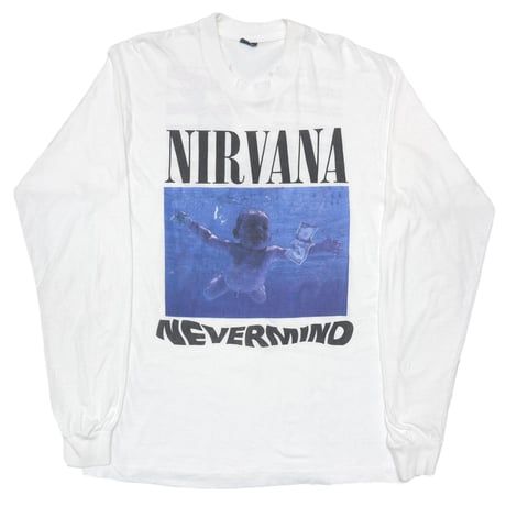 NIRVANA NEVERMIND BOOTLEG LS WHITE XL 1457