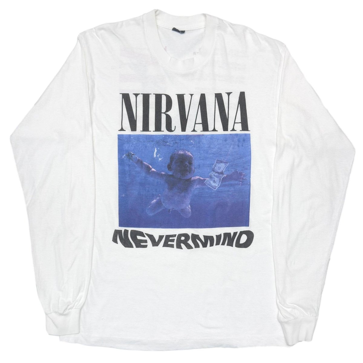 NIRVANA NEVERMIND BOOTLEG LS WHITE XL 1457 | gr