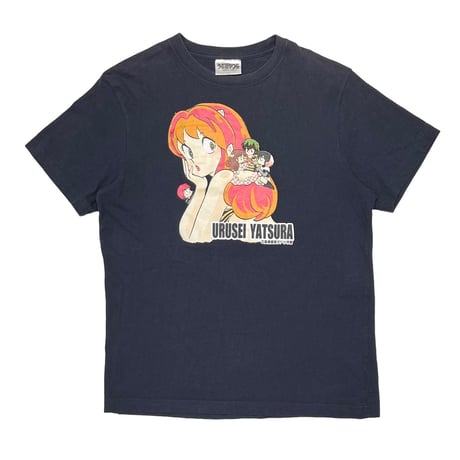 うる星やつら URUSEI YATSURA COMIC PROMO OFFICIAL TEE NAVY LARGE 0071