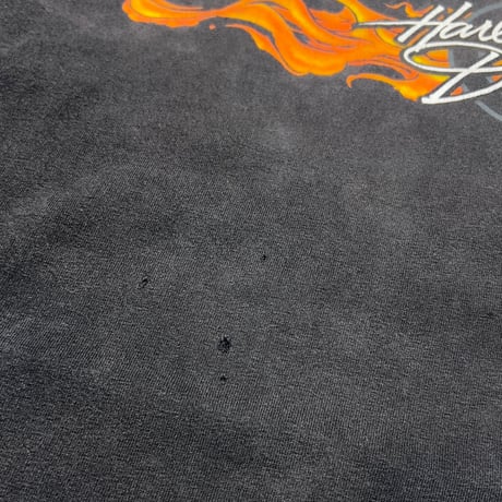 HARLEY DAVIDSON 2002 FLAME BACK BLANK EMBLEM BARNETT LS LARGE 3779