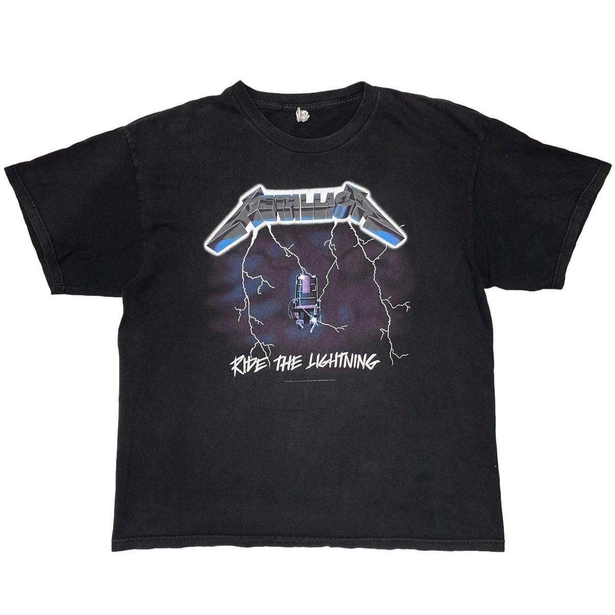 90’s LLICA RIDE THE LIGHTNING Tシャツ VTG Metallica Ride The Lightning Album Band Tour Shirt sz L Metal