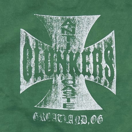 greatLAnd ORIGINAL CLUNKERS CREW NECK SWEAT SHIRT GREEN